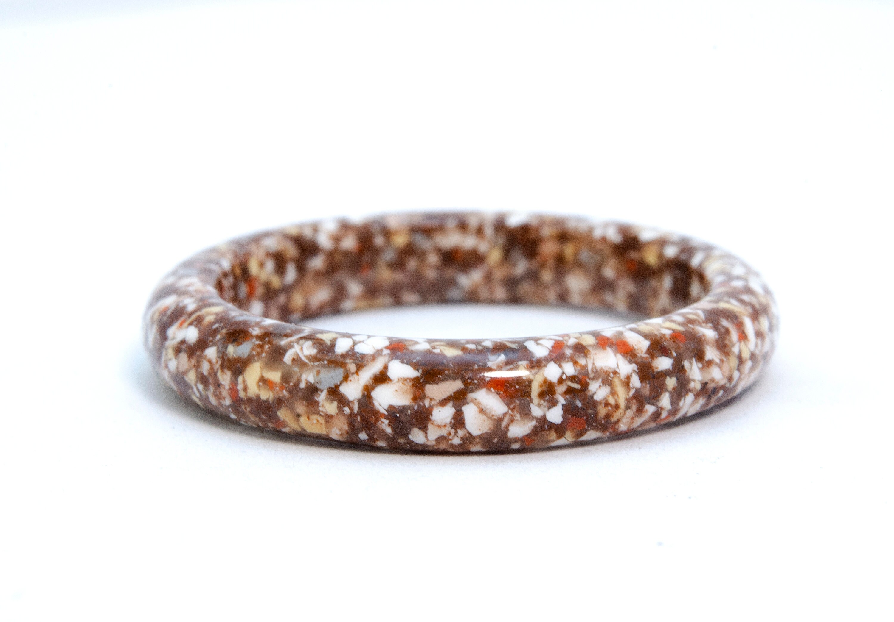 Quartz Inlay Band With White and Yellow Quartz Inlay. Orange Quartz Rings for Men ...