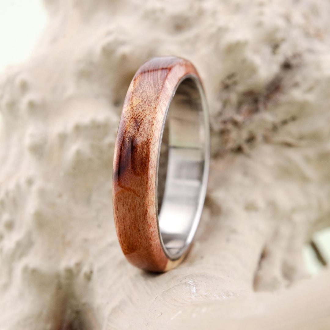 Beech Stackable Ring for Men. Beech Wedding Ring for Men. Wedding Bands ...