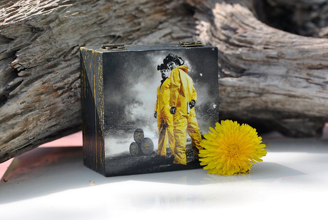 Custom box Jesse Pinkman and Walter White Breaking Bad Etsy