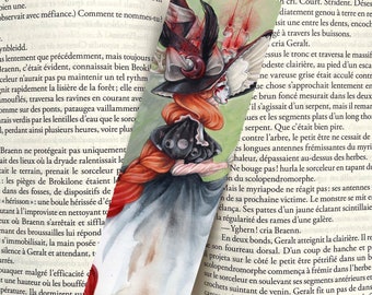 Bookmark "Copper" witch pop surrealism eurydice witchcraft skull Orpheus mythology salem halloween