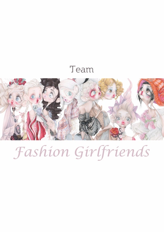 Fashion Girlfriends Coloriage Art Thérapie Pages à Colorier Pop Surréalisme