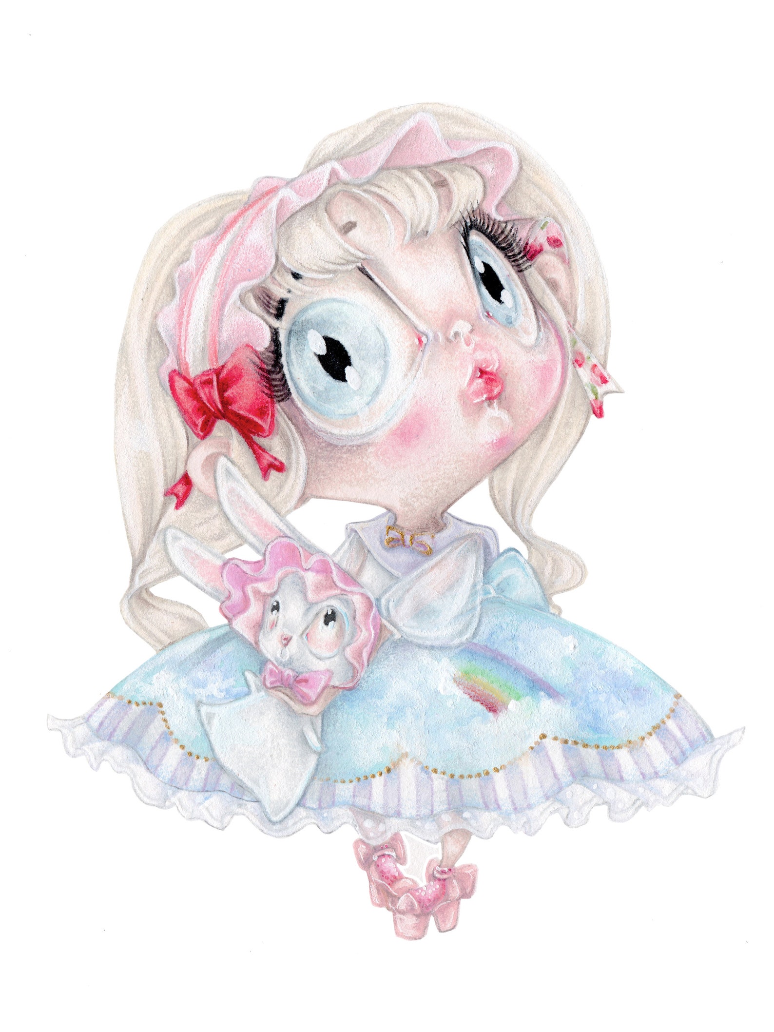 6 Impressions Art Kawaii Lolita Pop Surr alisme Alice Pays Etsy