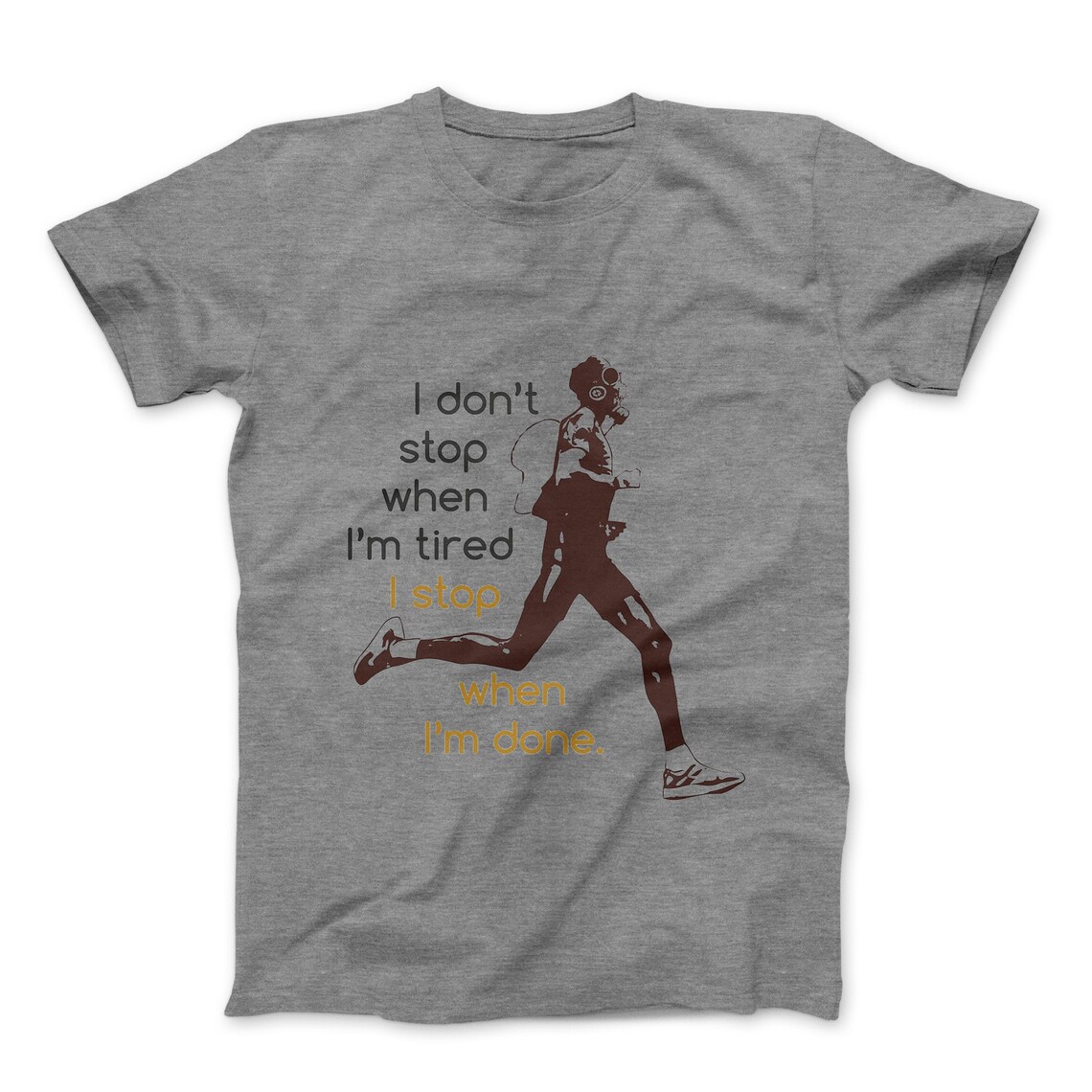 Running Man Shirt Statement Tshirt Runners Gift Top Hip Etsy