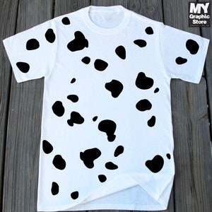 Dalmatian Costume Shirt Animal Print Dalmatian Dog Shirt Halloween Shirt Halloween Party Shirt Dalmatian themed Shirt Dalmation Dog T-shirt