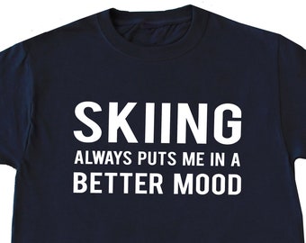 Skiing Shirt, Winter Sports Gift, Skier Shirt, Skiing Gift, Skiing Lover T-shirt, Ski Lover Gift, Ski Shirt, Ski Gift, Skier Gift,