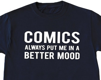 Comics Lover Shirt, Funny Comic Shirt, Movie Lover Gift, Comic Book Shirt, Comic Gifts, Birthday Gift, Funny Comic Movie Shirt