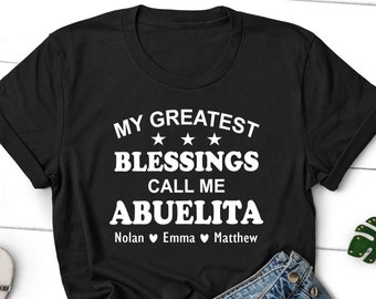 Personalized Abuelita Shirt, Abuelita Gift, Mothers Day Gift for Abuelita, Gift for Abuelita