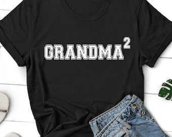 Grandma of Two Shirt Cute Grandma Gift New Grandma Gift Mothers Day Shirt New Grandparent Gifts Gifts For New Grandma Baby Announcement Gift