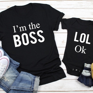 Funny Father Son Matching Shirts, Dad Daughter Shirt, Daddy Son Gifts, Dad Baby Matching, Father and Baby Matching Outfit, Mom Son Daughter