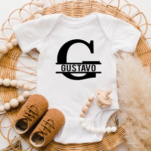 Custom Baby Girl Name Gift, Baby Announcement Bodysuit, Baby Name Bodysuit, Personalized Baby Name Gift Idea