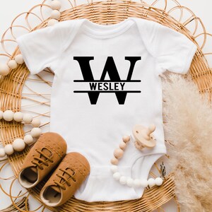 Personalized Bodysuit, Custom Baby Name Gift, Personalized Baby Name Bodysuit, Baby Name Reveal Gift, Baby Name Announcement