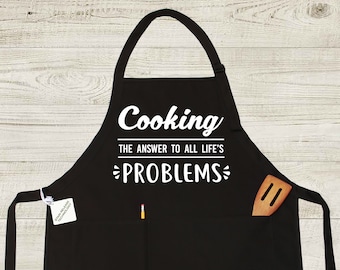 Delantal de cocina divertido, regalo de cocina para Navidad, regalo de delantal para el Día del Padre, delantal divertido para hombres, delantal para asar, delantal divertido para hornear, delantales de regalo