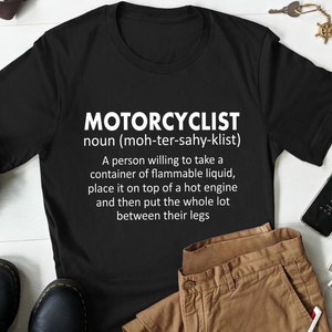 Motorcycle T-shirt Funny Motorcyclist Shirt Gift For Biker Christmas Gifts Funny Motorcycle T-shirt Fathers Day Gift Motorcycle Racing Shirt