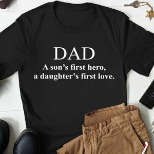 Dad Gift from Daughter, Dad Gift from Son, Fathers Day Gift for Dad, Christmas Gift for Dad, Dad Daughter Son Shirt, Daddy Gift from Son