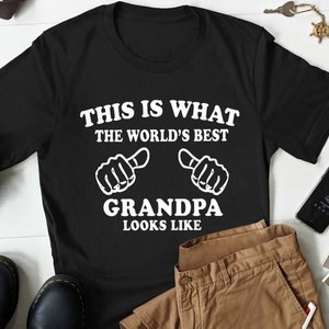 Grandpa Shirt Fathers Day Gift Christmas Gift Fathers Day Shirt Grandpa Gift Grandparent Gift Grandpa T-shirt Pop Pop shirt Papa T-shirt image 1