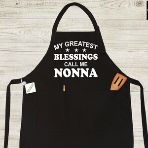 Nonna Gift, Nonna Apron, Nonna Kitchen Apron, Nonna Gift Ideas, Nonna Birthday Gift, Nonna Mothers Day Gift, Italian Grandma Apron