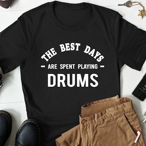Drum Shirt Men, Drummer Shirt, Drummer Gifts, Gift for Drummer, Drums T-Shirt, Drumming T-Shirt, Play Drums