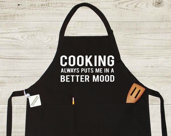 Funny Apron, Funny Apron for Women, Funny Apron for Men, Cooking Gift for Him, Cooking Lover Apron Gift, Apron for Cook, Funny Cooking Gift