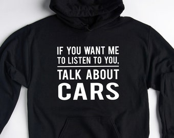 Cars Lover Hoodie, Car Guy Sweatshirt, Cars Lover Gift, Car Enthusiast Pullover, Car Guy Gifts