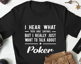 Poker Player Gift, Poker Player Shirt, Poker Shirt, Poker Gift, Poker Gift for Him, Poker Lover Shirt, Poker Lover Gift