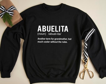 Abuelita Gift, Mothers Day Gift for Abuelita, Abuelita Definition Sweatshirt, Abuelita Sweater, Gift For Abuelita