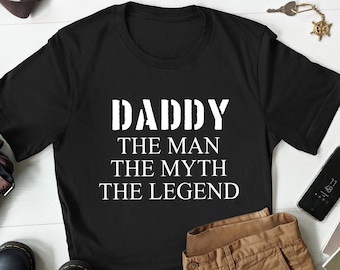 Dad Fathers Day T-shirt, Dad Gifts, Daddy Birthday Gift, Daddy Shirts, New Daddy Fathers Day Gift, Cute Dad T-shirts, Gifts for Dad