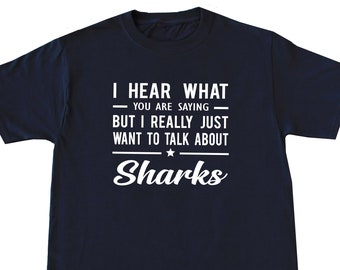 Sharks Shirt, Shark T-Shirt, Lover Shirt, Shark Lover Shirt, Gift for Shark Lover