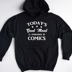 Comics Hoodie, Comics Hoodie, Comics Lover Gift, Comic Lover Sweatshirt, Gifts for Comics Lover, Funny Comics Gifts