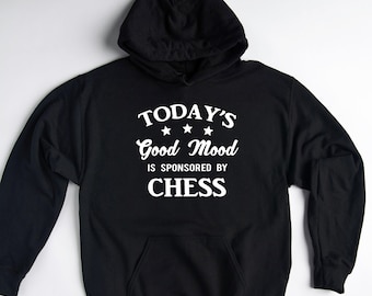 Chess Hoodie, Gifts for Chess Lover, Funny Chess Sweatshirt, Chess Player Pullover