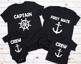 Boating Family T-shirt Boating Crew Family Matching Shirts Family Boating Shirts Funny Family Matching Set Family Christmas Shirts