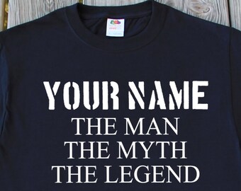 Personalized T-shirt Grandpa Gift Customized T-Shirt Fathers Day Gift Personalized Shirt Father Gift Legend Shirt Dad Gift Christmas Gift