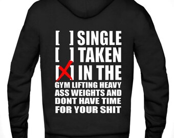 funny gym hoodies