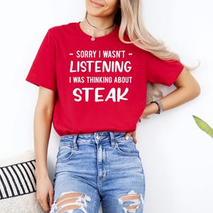 Steak Gift, Steak T-Shirt, Funny Steak Shirt Mens, Steak Lover Shirt, Steak Shirts, Steak Grilling Shirt image 1