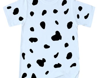 Dalmatian Costume Shirt Animal Print Dalmatian Dog Shirt Halloween Shirt Halloween Party Shirt Dalmatian themed Shirt Dalmation Dog T-shirt