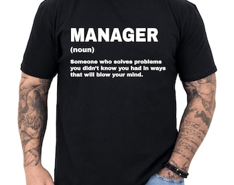 Manager Gift, Manager Definition Shirt, Gift for Manager, Manager Gifts, Manager T Shirt
