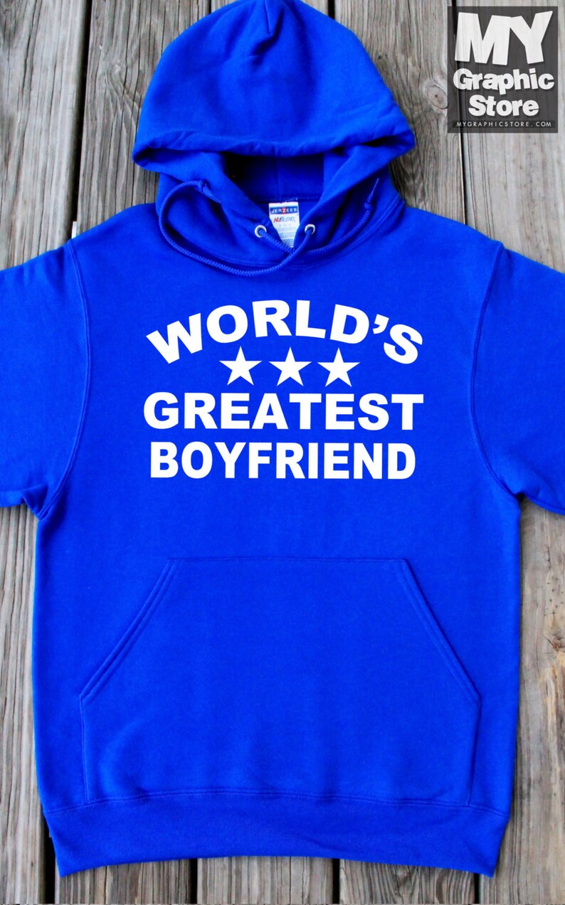 World's Greatest Boyfriend Hoodie Christmas Gift Birthday Etsy
