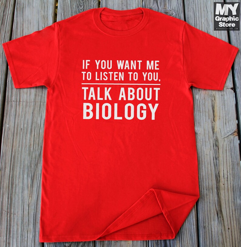 Biology Shirt Funny Biology T Shirt Gifts for Teacher Biology Etsy
