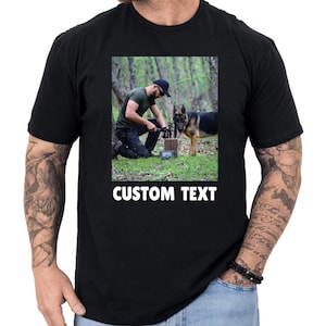 Your Photo and Text Here, Custom Photo Shirt, Personalized Gifts, Custom Picture Tshirt, Family Picture, Logo Image Tee Unisex Size S-3XL