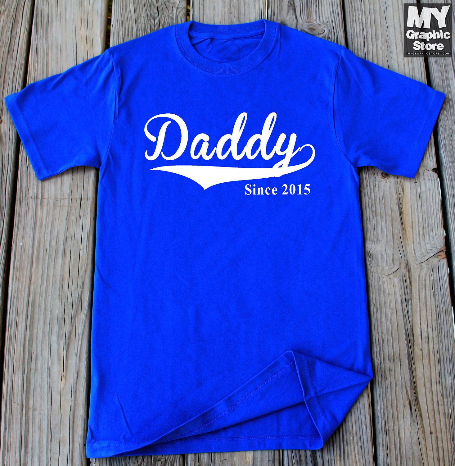 Daddy Since Shirt Customized Any Year Christmas Gift New Daddy | Etsy