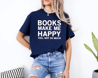 Book Lover Shirt, Reading T-Shirt, Bibliophile Tee, Bookworm Graphic Shirt, Gift for Readers