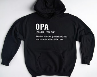Opa Gift, Opa Hoodie, Opa Sweatshirt, Opa Sweater, Funny Gift for Opa