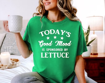 Lettuce Shirt, Gifts for Lettuce Lover, Lettuce Gift, Eating Lettuce T-shirt, Unisex Size S-3XL