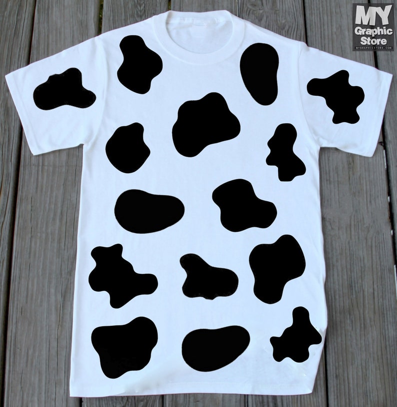 Cow Print Shirt Cow Print Gift Cow Pattern Shirt Cow Etsy