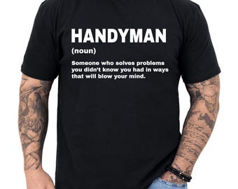 Handyman Gift, Handyman Definition Shirt, Gift for Handyman, Handyman Gifts