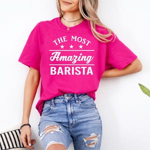 Barista Shirt, Barista Gift, Coffee Caffeine Shirt, Gift for Barista, Coffee Brewer Shirt, Coffee Maker Shirt, Funny Barista T-shirt image 1