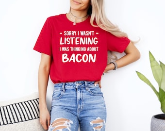 Bacon Shirt, Bacon Lover Gift, Funny Bacon Shirt, Meat Lover Gift, Bacon Gift, Funny Bacon Gift, Bacon Gifts, Bacon Eater Gifts