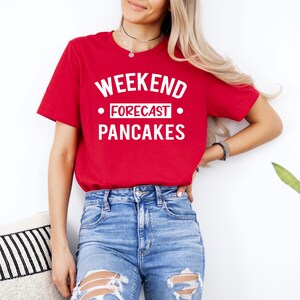 Pancakes Shirt, Gifts for Pancake Lover, Funny Pancake T-shirt, Eat Pancakes image 1