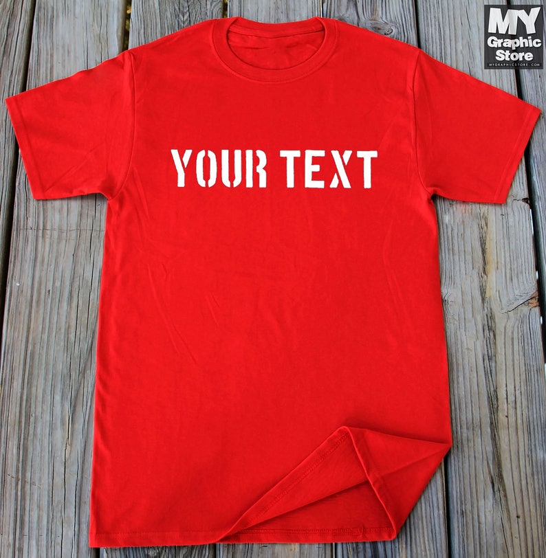 Personalized Shirt Customized Shirt Your Text Here Shirt - Etsy