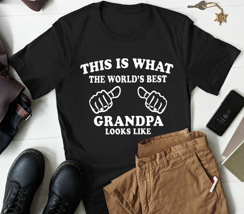 Grandpa Shirt Fathers Day Gift Christmas Gift Fathers Day Shirt Grandpa Gift Grandparent Gift Grandpa T-shirt Pop Pop shirt Papa T-shirt image 1