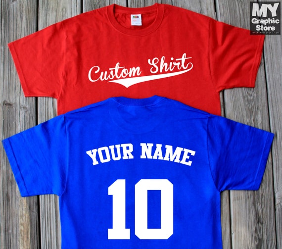 Baseball Shirt Custom T Shirt Personalized Base Ball Tee Name Etsy